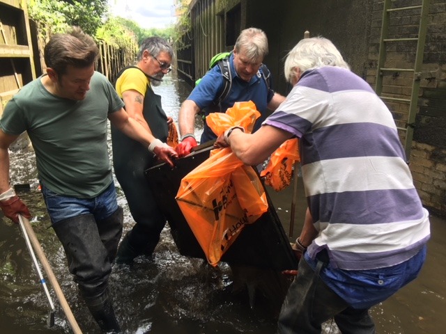 First find: a large TV
